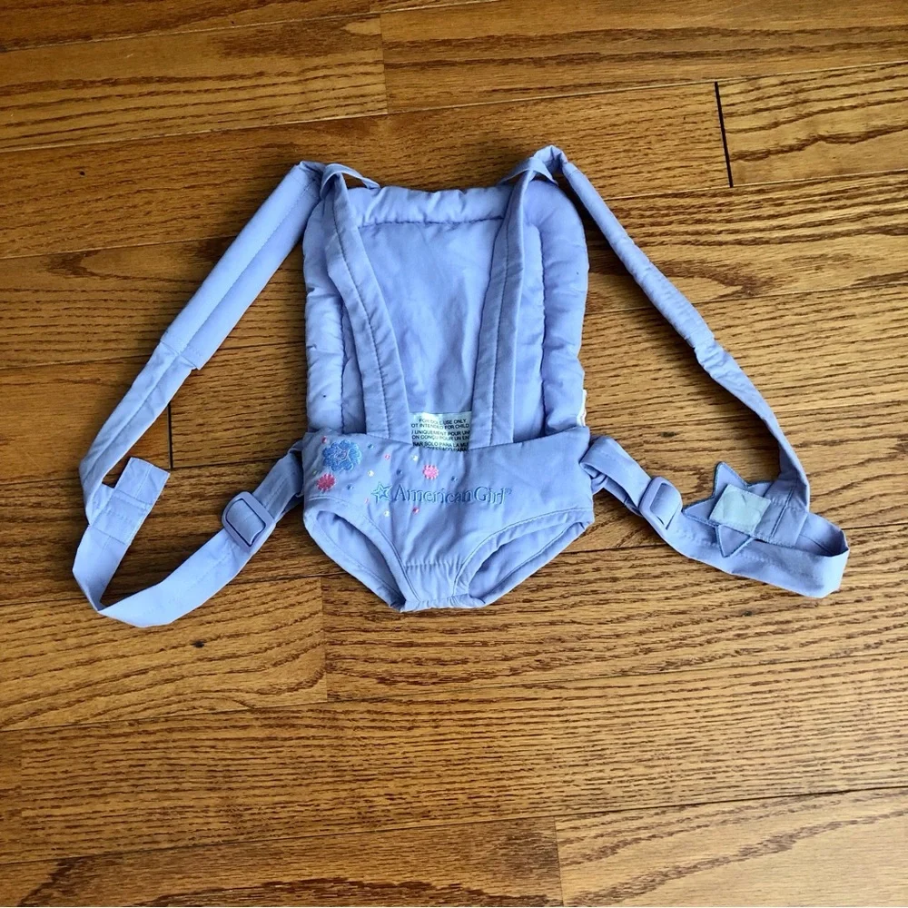 American Girl Retired Bitty Baby Lavender Mommy Doll Carrier Playtime Toy